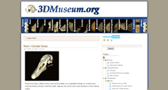 Desktop Screenshot of 3dmuseum.org